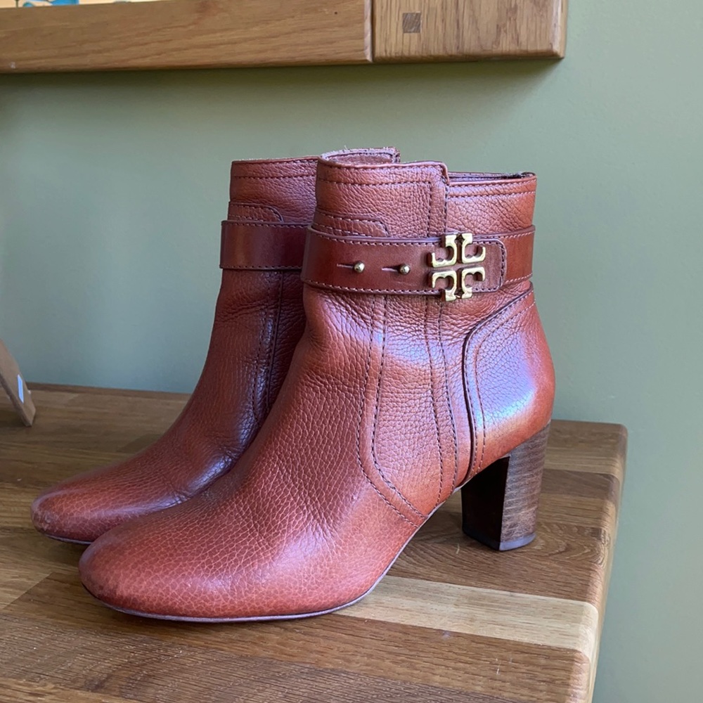 Tory Burch Leather Ankle Booties